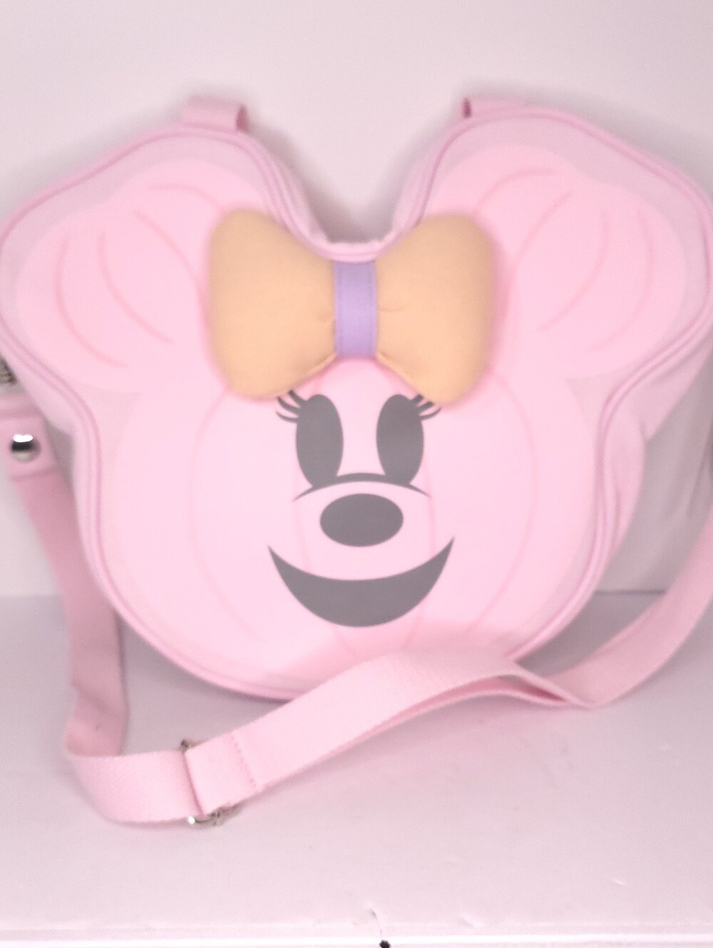 Disney Pumpkin Minnie Mouse Hey Boo Halloween Crossbody Tote Bag